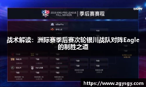 战术解读：洲际赛季后赛次轮银川战队对阵Eagle的制胜之道